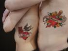 Совместные татуировки для двоих влюбленных